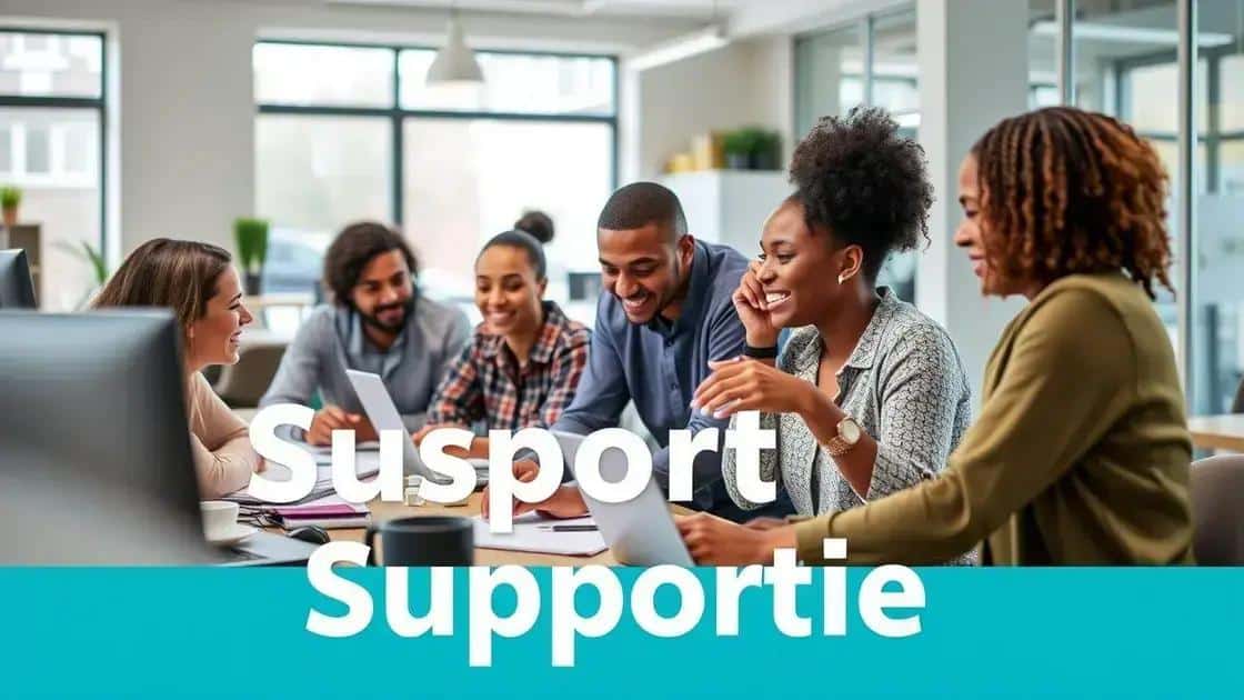 Creating a supportive work environment