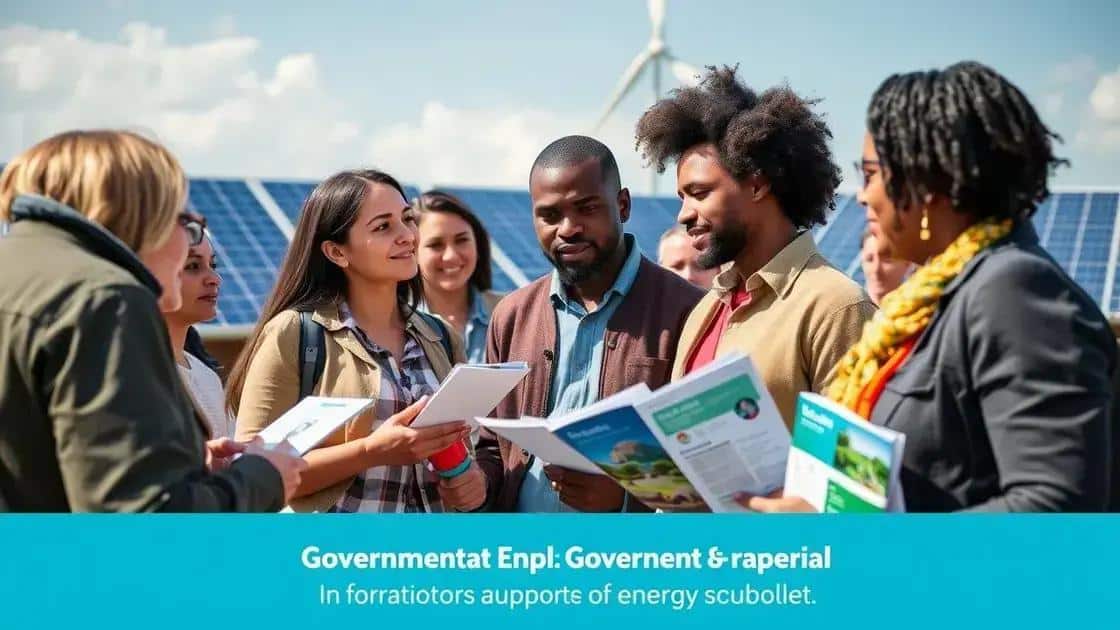 Government incentives for clean energy