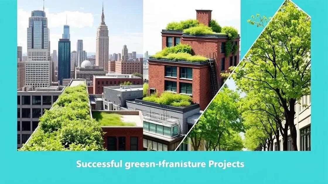 Successful case studies of green infrastructure implementation