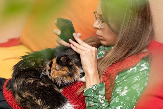 A split-screen image. On one side, a frustrated pet owner looking at a large vet bill. On the other side, a smiling pet owner confidently using a pet insurance app on their phone.