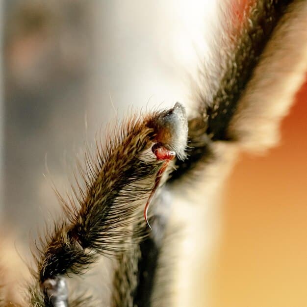 A close-up shot of a tick on a dog's fur, highlighting the risk of tick-borne diseases and the importance of non-core vaccines.