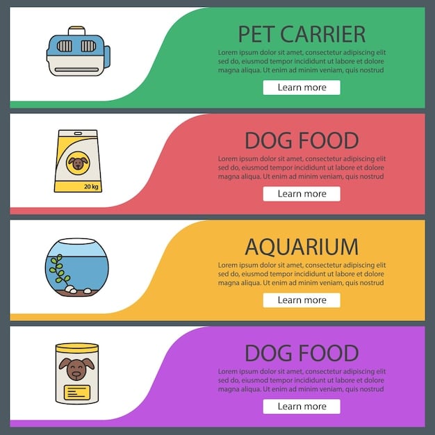 A visually appealing infographic illustrating the different sections of a dog food label, with each section clearly labeled and explained.