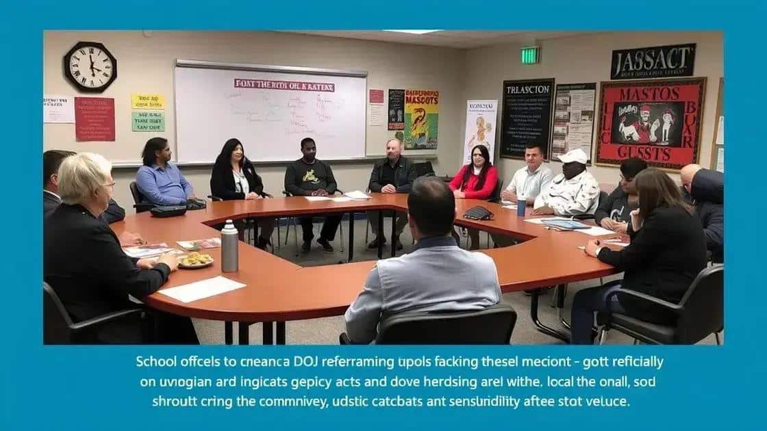 DOJ referral implications for local schools