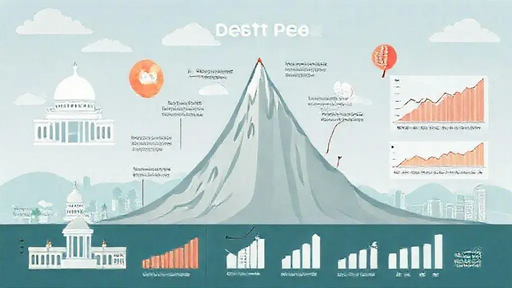 Factors contributing to the debt peak