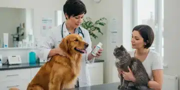 Parasite Prevention 2026: Top 3 Dog & Cat Treatments Veterinarian applying topical parasite treatment to pets