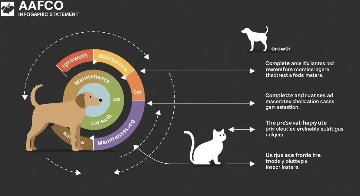 AAFCO statement explanation infographic for pet food